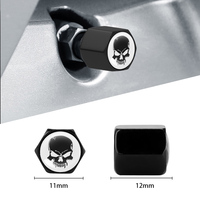 Prix usine universel Chrome voiture et moto pneu bouchon de Valve nouvel état bouchons de tige et tige anti-poussière vis roue couvercle de Valve