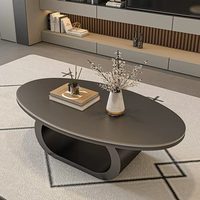 Table basse ovale en roche, design moderne, simple et luxueux, minimaliste, petite table basse créative pour salon et maison