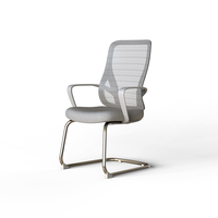 Vente en gros de chaises de bureau modernes ergonomiques en maille pour visiteurs chaises de salle de conférence exécutive avec accoudoirs