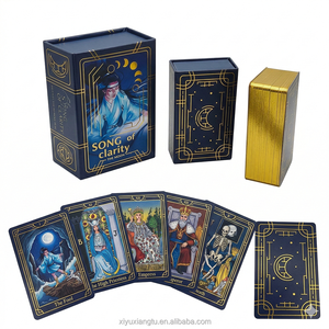 Cartes de tarot <span class=keywords><strong>Oracle</strong></span> en papier de haute qualité avec impression à chaud de votre logo et guide explicatif - Product Image 2