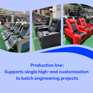 Cao Cấp Nubuck Da 3 Chỗ Ngồi VIP Chỗ Ngồi Điện Ngồi Có Thể Ngả Xem Phim Gia Đình Điện <span class=keywords><strong>Sofa</strong></span> Rạp Hát Gia Đình Đồ Nội Thất Sang Trọng Bằng Gỗ Recliners - Product Image 5