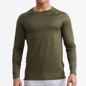 High Quality UPF50+ <strong>Men's</strong> <strong>Long</strong> <strong>Sleeves</strong> Fishing T-Shirt Light Weight Quick Dry Formal O-Neck Design Plain Blank Wear