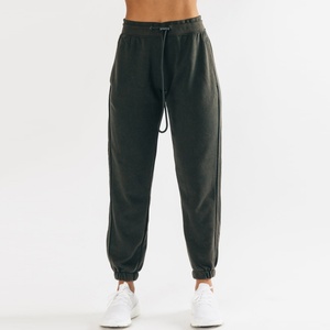 Pantalons de jogging décontractés en coton et élasthanne pour femmes, avec logo personnalisé imprimé - Product Image 3