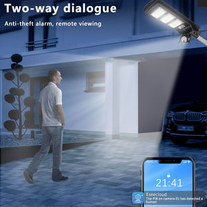 Thiết kế bán buôn bán nóng tự động sạc 150W 200W năng lượng mặt trời ngoài trời đèn đường năng lượng mặt trời - Product Image 4