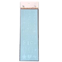 Pochoir de dessin DIY 4,5*13 pouces pour la peinture