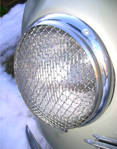 与大众1型甲壳虫<span class=keywords><strong>2</strong></span>型公共汽车兼容的不锈钢前灯格栅/石护板 - Product Image 3