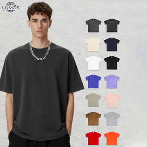 T-shirt <span class=keywords><strong>Homme</strong></span> Oversize Léger 260 Grammes 100% Coton Couleur Unie de Haute Qualité du Fabricant - Product Image 2