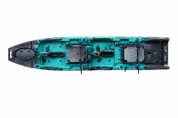 Kayak Vicking 14,9 pieds, double siège, sit-on-top, modulaire, tandem, avec moteur électrique, pour 2 personnes, kayak de pêche, PE, CE