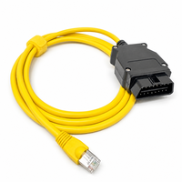 Câble E-SYS ENET pour analyseur de moteur série F 2008-2013, écran LCD 12V, outil de diagnostic jaune