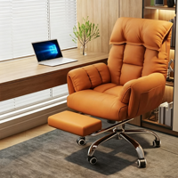 Chaise de bureau ergonomique avec dossier et accoudoirs, chaise de jeu pivotante réglable en hauteur, confortable pour les longues sessions assises