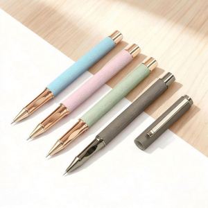 Macaron-<b>colored</b> Luxury Metal Signature <b>Pens</b> Gel <b>Pens</b> Wholesale Ball <b>Pens</b> with Custom logo for Corporate Events and As Gifts - Product Image 4