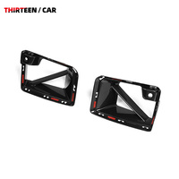 Pour BMW M2 G87 – Conduits d'air avant en fibre de carbone préimprégnée style CS à fixation rapide, aérations avant en fibre de carbone sèche, aérateurs de pare-chocs avant pour feux antibrouillard