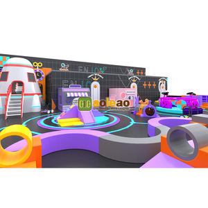 星际潮流儿童游乐场所炫目螺旋滑梯，太空舱角色扮演亲子娱乐 - Product Image 2