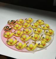 Bouée de piscine gonflable jaune or tendance en forme de canard pour enfants, jouet de fête aquatique, vente en gros