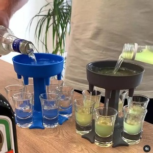 Juego de beber plástico creativo Dispensador de chupitos y soporte para fiesta, fiesta de cerveza - Product Image 1