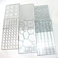 Verre Trempé à Motifs Vintage Effet Pluie de Diamants pour Portes et Cloisons – Taille Personnalisée – Vente en Gros Usine