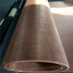 中国制造商定制编织铜丝网布/铜金属织物