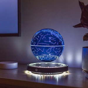 Nouvelle <span class=keywords><strong>Lampe</strong></span> Étoilée Flottante 2022 14cm Ins 7 Couleurs RVB Galaxie LED Magnétique Lévitante Nuit Étoilée, Cadeau d'Anniversaire - Product Image 2