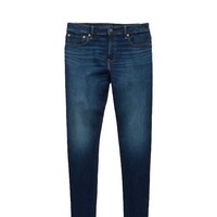 Jeans en denim bleu délavé pour homme, coupe slim, extensible, déchiré, style streetwear décontracté, vente en gros, commande en gros d'usine