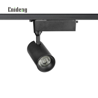 Projecteur LED sur rail AC220-240V avec driver intégré, CRI90, COB, 85lm/W, luminaire moderne pour plafond, idéal pour les magasins