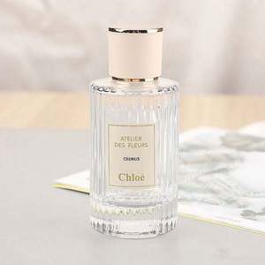 Flacon de parfum cylindrique transparent de luxe rechargeable et personnalisable de 100 ml avec pulvérisateur à pompe et impression sérigraphique, marque OEM, livraison rapide - Product Image 5