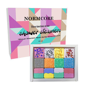 Oem Label pribadi <span class=keywords><strong>Tablet</strong></span> mandi garam organik Vegan Lavender <span class=keywords><strong>Bath</strong></span> Bombs santai Aromaterapi Shower Steamer - Product Image 1