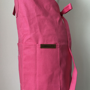 DUOLAI Vente en gros Tabliers de barista en toile de coton longs et ajustables personnalisés pour femmes en cuir et <span class=keywords><strong>poterie</strong></span> rose - Product Image 5