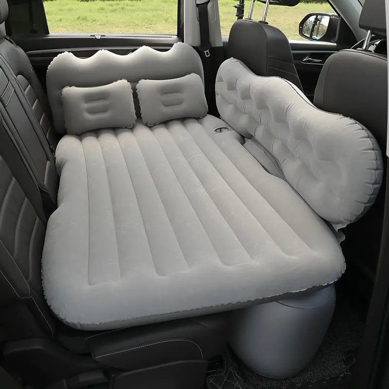 Matelas gonflable pour voiture, siège arrière, gonflable, gonflage rapide, lit d'air en PVC, pour voyage, vente en gros, nouveauté