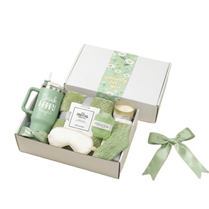 Lujoso Set de Regalo Verde para el Cuidado Personal para Mujeres, Caja de Spa Relajante con Vaso de 40oz, Regalos de Cumpleaños para Mamá, Amiga, Hermana - Product Image 3