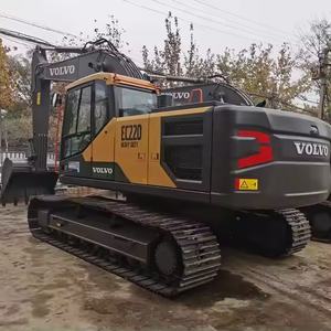 Pelleteuse d'occasion multifonctionnelle VOLVO 220 EC220 Pelle de construction en bon état Pelleteuse sur chenilles VOLVO EC220 d'occasion 22 tonnes - Product Image 5