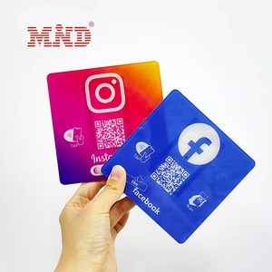 NFC <span class=keywords><strong>google</strong></span> yorumları çıkartmalar akrilik qr kodu NFC çip menü temassız işareti sosyal medya <span class=keywords><strong>google</strong></span> İnceleme plakası - Product Image 1
