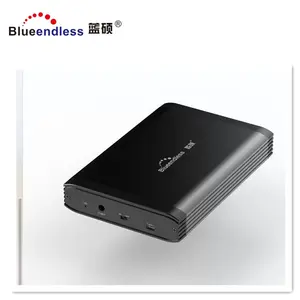 Blueendless sabit disk alüminyum muhafaza güç adaptörü 5G hız USB3.0 2.5 3.5 SATA HDD durumda