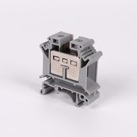 Bloque de terminales de paso UKH 25N, bloque de terminales universal, conector eléctrico gris, bloque de terminales de tornillo para cable de 25 mm²