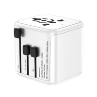 Tragbarer Globaler Reise-Stromadapter Alles-in-Einem Weltweiter Steckeradapter Mit 1A1C PD Schnellladung für Geschäftsreisen