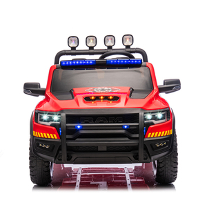 Coche Eléctrico Infantil Dodge RAM 1500 RHO Super Fire Truck con Licencia Oficial, 2 Asientos, 24V, para Niños, Tipo Policía - Product Image 6