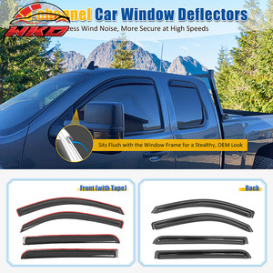 Pare-soleil et pare-pluie pour vitres latérales Dodge Ram 1500 Crew Cab 19-25 - Product Image 2