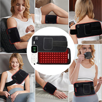 OEM ODM 660nm 850nm Thérapie par lumière rouge, coussin pour le bras, soulagement de la douleur, thérapie par lumière rouge portable, manchon pour le bras, enveloppe