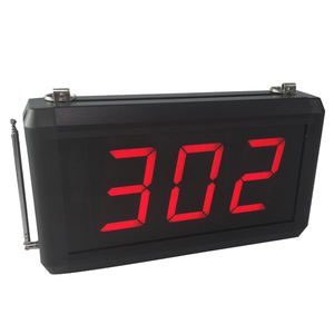 病院レストラン用の3桁のLEDナンバースクリーンを備えたシンプルなワイヤレスキュー通話システムキーボード - Product Image 3