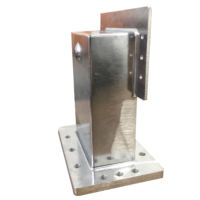 Industrieller Automobil-Mikrowellenisolator und -Zirkulator mit 2450 MHz Wellenleiter WR340 BJ26 aus Aluminium und Messing sowie Wasserlast