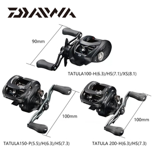 Moulinet de pêche DAIWA <span class=keywords><strong>TATULA</strong></span> 100 150 200 300, gaucher ou droitier, rapport 8.1:1, bobine métallique, frein max 6-13KG, moulinet pour eau salée - Product Image 3
