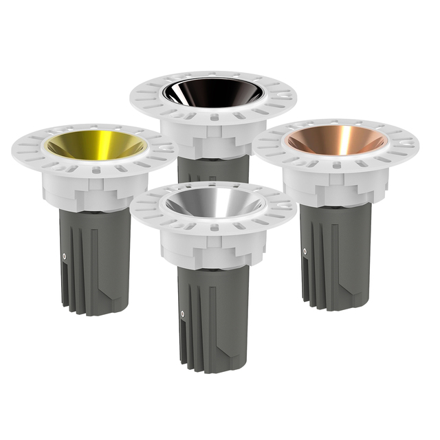 Trimless Aluminum LED Smart Spotlight Adjustable COB 7W 20W CRI 90 Dimmable Recessed Ceiling Embedded Downlights 4000K