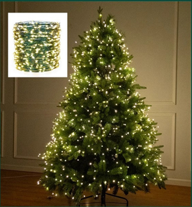 Ngoài Trời Không Thấm Nước Điều Khiển Từ Xa <span class=keywords><strong>LED</strong></span> Giáng Sinh Cây Ánh Sáng Chuỗi 100 200M Màu Xanh Lá Cây Dây Dây Đồng Cho Sao Kỳ Nghỉ Trang Trí - Product Image 2