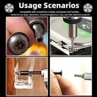 Jeu de 14 embouts Torx de sécurité professionnels T5 T6 T7 T8 T9 T10-T40 en acier allié CR-V, résistants aux manipulations, accessoires pour visseuses à chocs