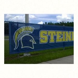 ผ้าพื้นหลังสำหรับธุรกิจกลางแจ้งแบบขายส่ง ผ้าตาข่ายกันลมขนาดใหญ่สำหรับทำรั้ว พร้อมพิมพ์ดิจิทัลสีสันสดใสสำหรับงานผลิต - Product Image 4