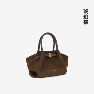 Nouveauté 2026 : Sac bandoulière en daim pour femme, style panier, sac bouffant - Product Image 4