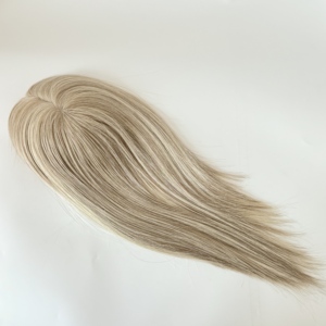 Perruques pour femmes 5.5*6.5 Mono, cheveux naturels, pour cheveux clairsemés, toupet féminin, couleur naturelle, densité 130% # 9/613 - Product Image 2