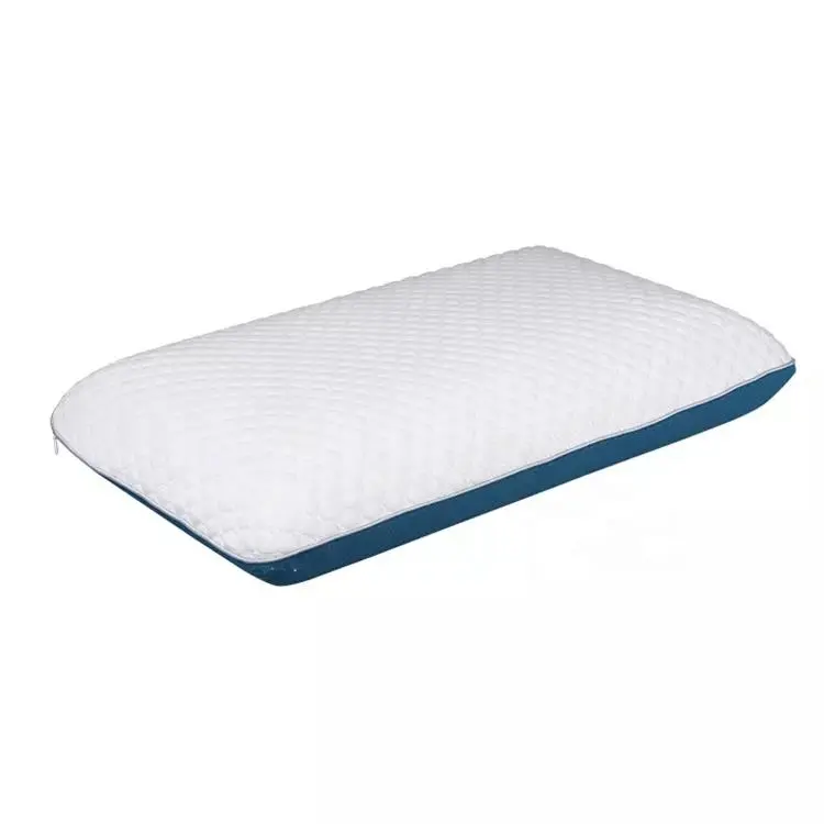 Hypoallergenic portable hotel bed sleeping headrest cooling gel memory foam pillow