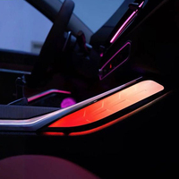 Pour BMW Série 3 G20 G28 / Série 4 G22 G26, éclairage intérieur en cristal 64 couleurs, éclairage d'ambiance LED pour l'intérieur, kit de rétrofit