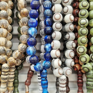 Scrittura acrilica di alta qualità su perline <span class=keywords><strong>rosario</strong></span> musulmano 33 perline di preghiera regalo <span class=keywords><strong>uomo</strong></span> misbaha islamico tasbih masbaha subha - Product Image 4