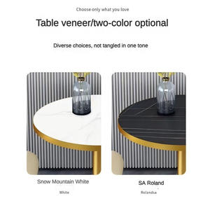 Heißer Verkauf guter Preis Farb optionen kleiner runder Esstisch und Stuhl Set Konferenz tisch Großhandel - Product Image 3